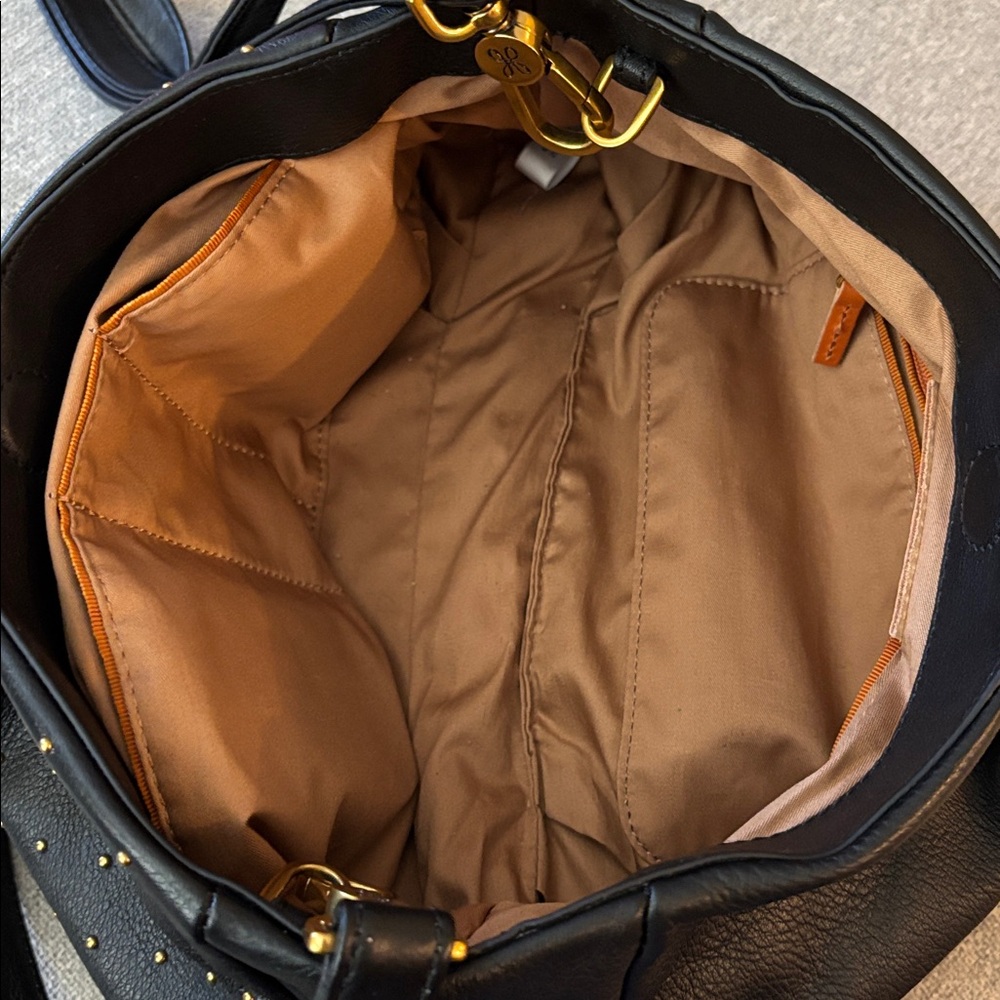 Sheila Ring Satchel Pebbled Leather - Picture 4 of 4